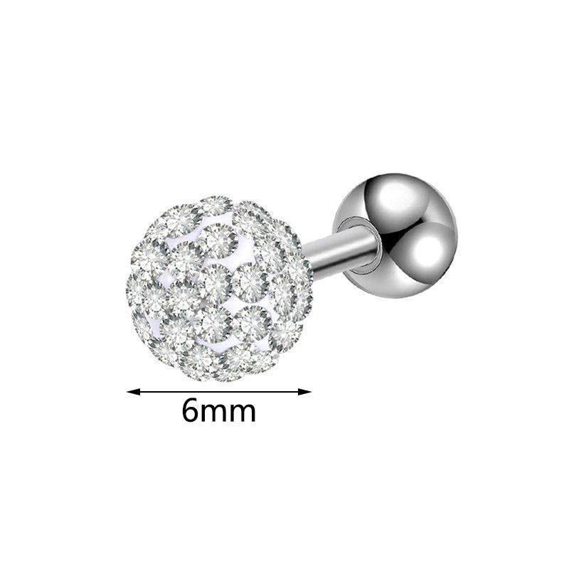 Шариковые серьги Хирургическая сталь Беруши Пирсинг Украшения для тела Серьги-гвоздики 1.2*6*6mm
Шариковые серьги Хирургическая сталь Беруши Пирсинг Украшения для тела Серьги-гвоздики 1.2*6*6mm