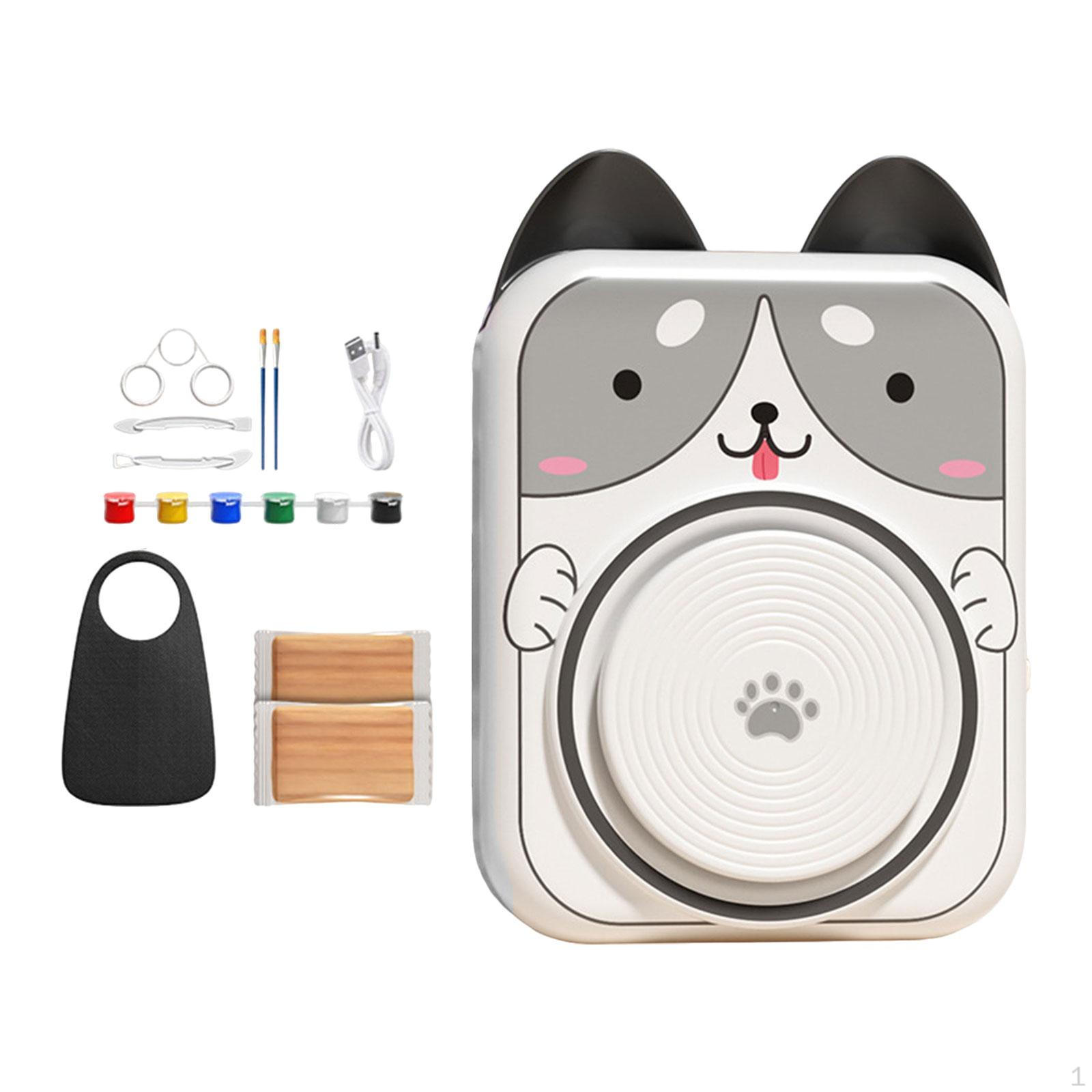 Детский гончарный круг DIY Clay Maker Modeling Painting Kit Sculpting Tools for Home Dog Shaped
Детский гончарный круг DIY Clay Maker Modeling Painting Kit Sculpting Tools for Home Dog Shaped