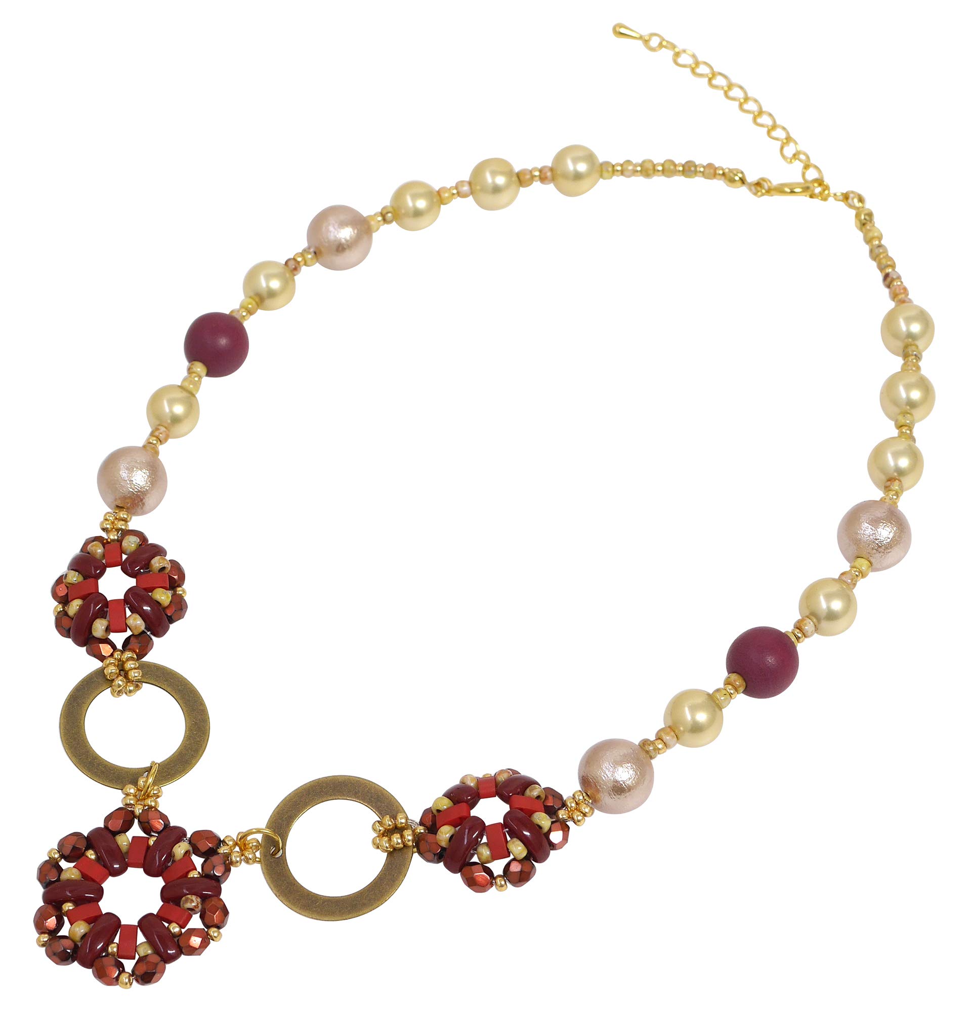 MIYUKI Beads Kit Multi-Hole Accessory Kit, Cali Beads & Half Tila Bead Necklace BFK-571
MIYUKI Beads Kit Multi-Hole Accessory Kit, Cali Beads & Half Tila Bead Necklace BFK-571