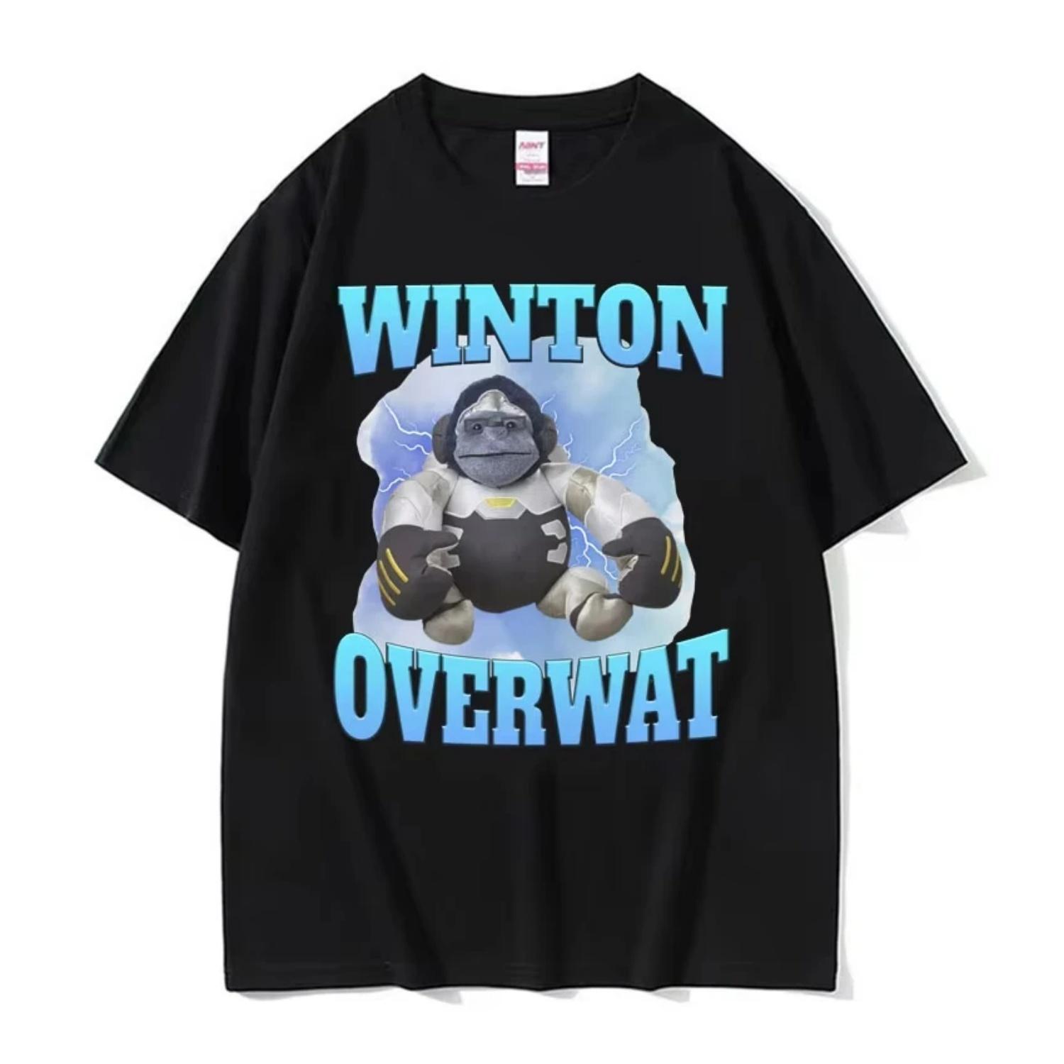 Winton Overwat Meme Funny Gaming T Shirt Men High Quality Casual Oversized Tshirts Unisex Retro Cartoon Pure Cotton T-shirt Tops S чёрный
Winton Overwat Meme Funny Gaming T Shirt Men High Quality Casual Oversized Tshirts Unisex Retro Cartoon Pure Cotton T-shirt Tops S чёрный