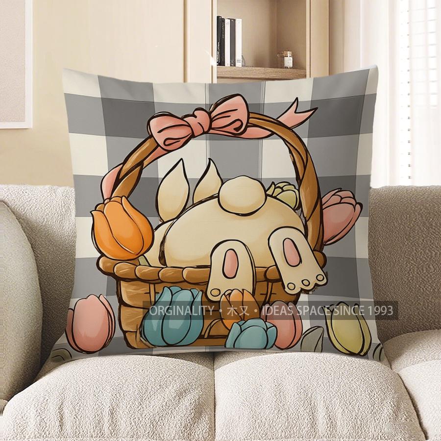 Home Decor Easter Bunny Gnome Decorative Pillow Cover Pattern Cushion Cover Suitable For Sofa Bedroom Car Pillow Cover 40x40cm
Home Decor Easter Bunny Gnome Decorative Pillow Cover Pattern Cushion Cover Suitable For Sofa Bedroom Car Pillow Cover 40x40cm