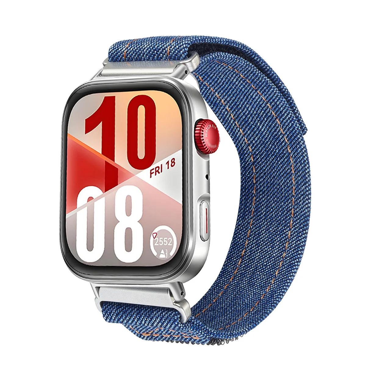 Джинсовый холщовый ремешок для Huawei watch fit 4 4pro 3 спортивный ремешок винтажный ретро мода для Huawei band fit 2 1 браслет для смарт-часов for fit 4 4pro 3
Джинсовый холщовый ремешок для Huawei watch fit 4 4pro 3 спортивный ремешок винтажный ретро мода для Huawei band fit 2 1 браслет для смарт-часов for fit 4 4pro 3
