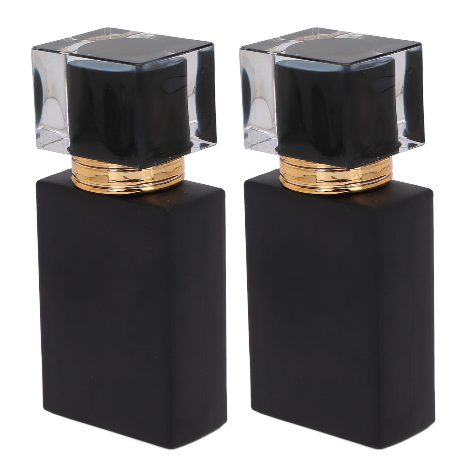 2pcs Glass Spray Perfume Bottle Leakproof Gloden Atomizing Nozzle Perfume Bottle Atomizer Black 30ml
2pcs Glass Spray Perfume Bottle Leakproof Gloden Atomizing Nozzle Perfume Bottle Atomizer Black 30ml