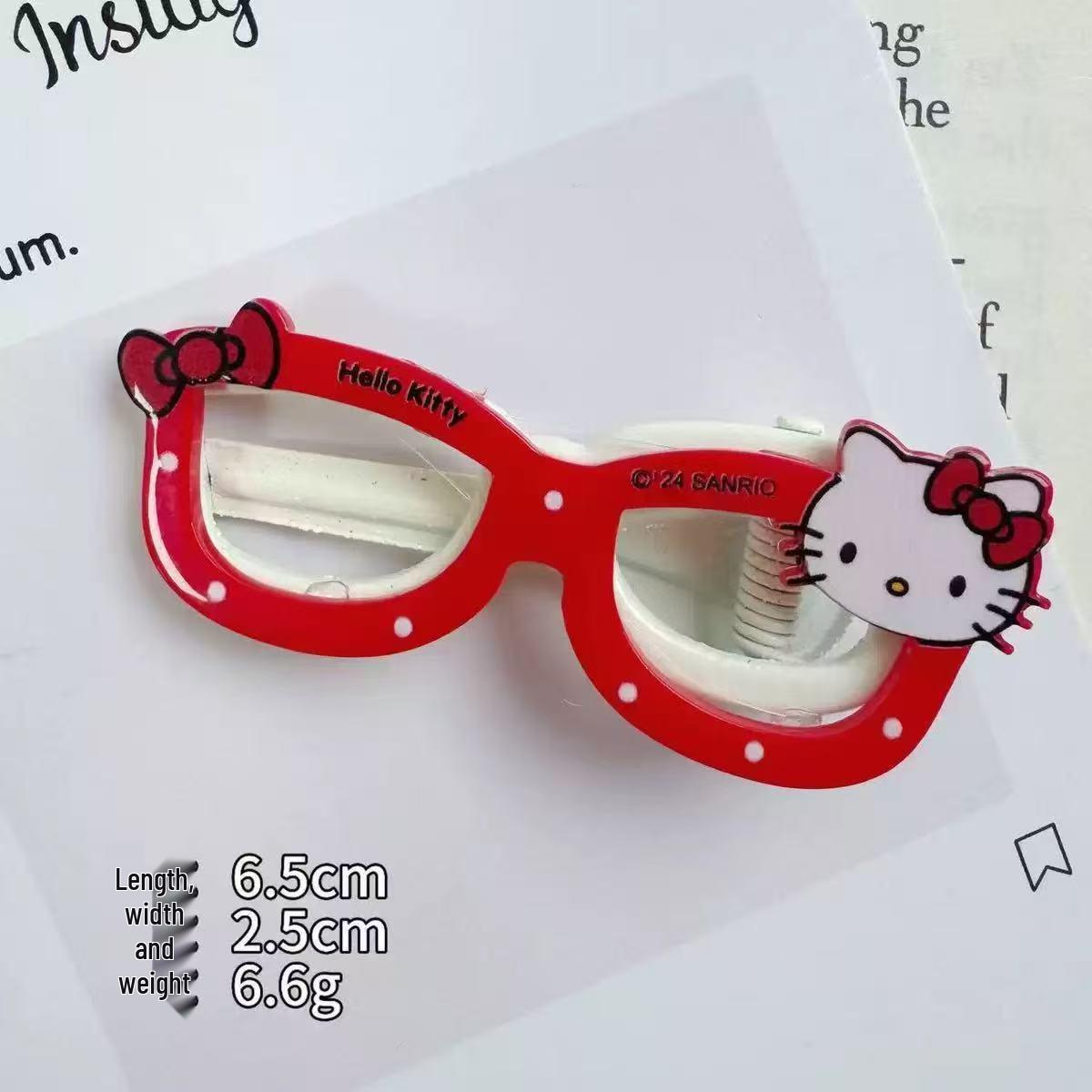 Мультяшна шпилька для волосся Hello Kitty: Жіноча заколка-качка з бічним чубчиком та для лоба.
Мультяшна шпилька для волосся Hello Kitty: Жіноча заколка-качка з бічним чубчиком та для лоба.