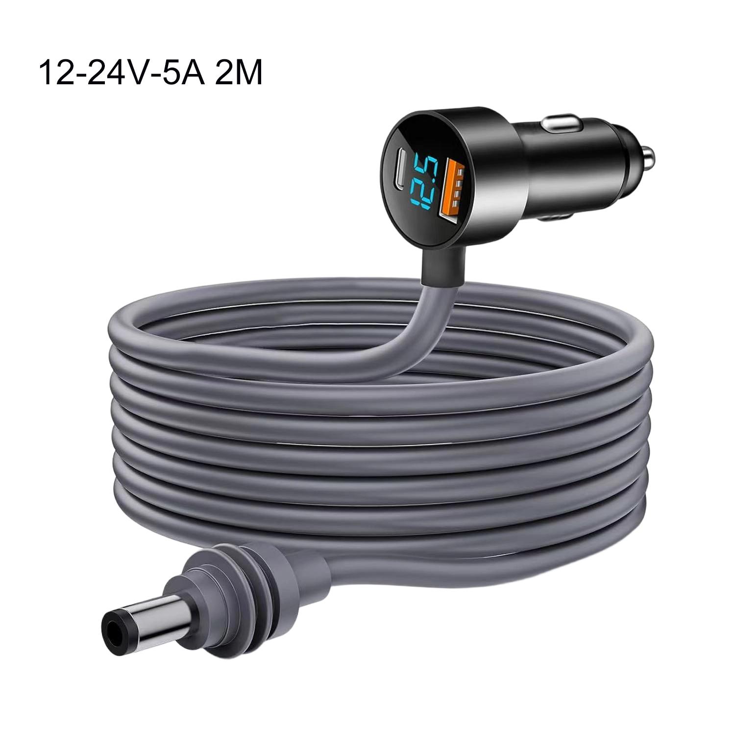 For Starlink-Mini 3-in-1 Digital Display Car Charger DC Power Cord With Dual USB Ports Designed For Starlink-Mini Devices
For Starlink-Mini 3-in-1 Digital Display Car Charger DC Power Cord With Dual USB Ports Designed For Starlink-Mini Devices