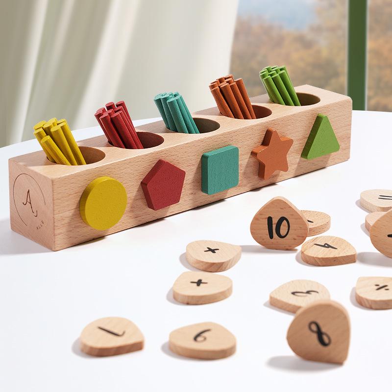 Beechwood Montessori Math Blocks: Early Education Teaching Aids for Cognitive Development and Arithmetic Skills.
Beechwood Montessori Math Blocks: Early Education Teaching Aids for Cognitive Development and Arithmetic Skills.