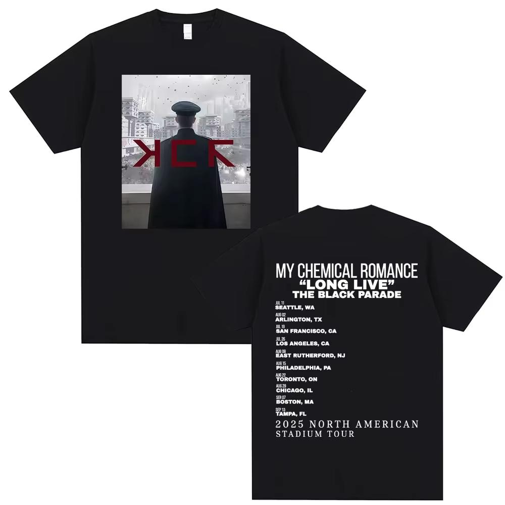 Панк-группа My Chemical Romance Да здравствует Черный парад Футболки Мужские Женские Готические Футболки с коротким рукавом S
Панк-группа My Chemical Romance Да здравствует Черный парад Футболки Мужские Женские Готические Футболки с коротким рукавом S