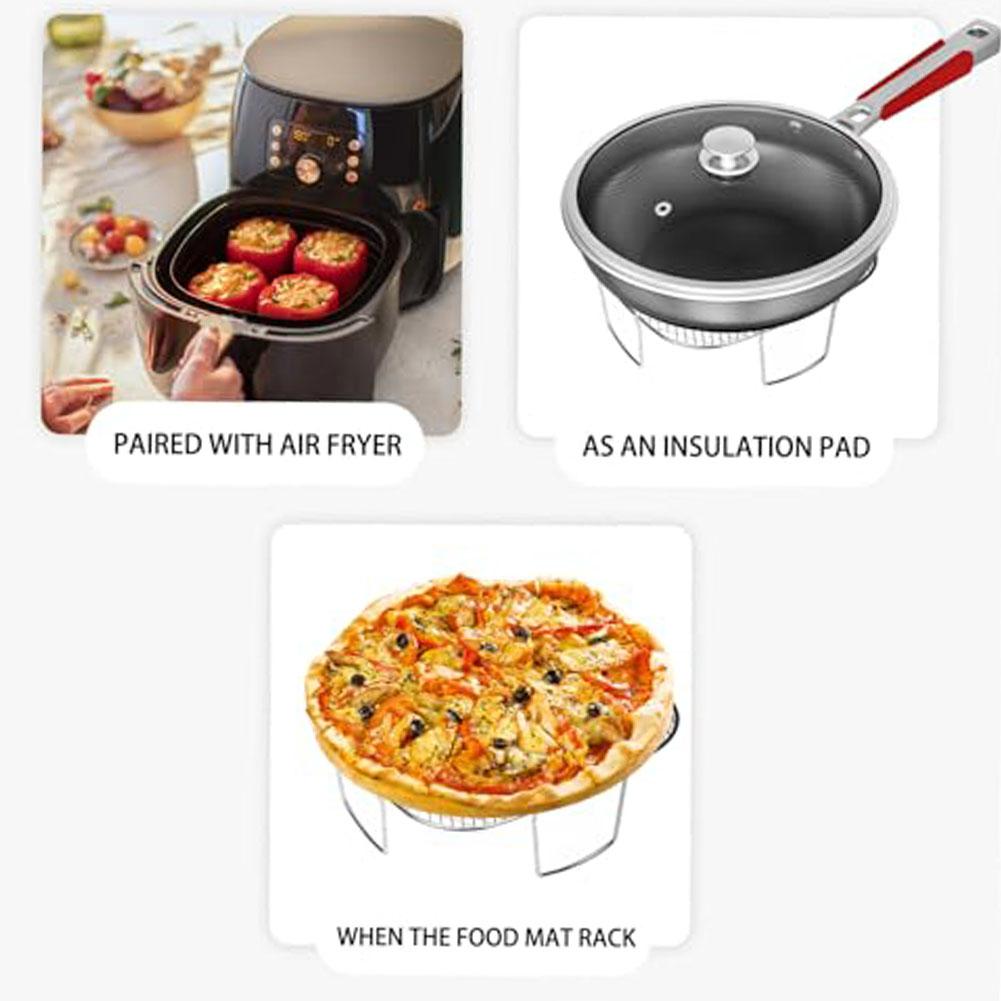 Baking Air Fryer Accessories Air Fryer Rack Even Heating Multi-Purpose Crispy And Evenly Cooked For Air Fryers China Mainland
Baking Air Fryer Accessories Air Fryer Rack Even Heating Multi-Purpose Crispy And Evenly Cooked For Air Fryers China Mainland