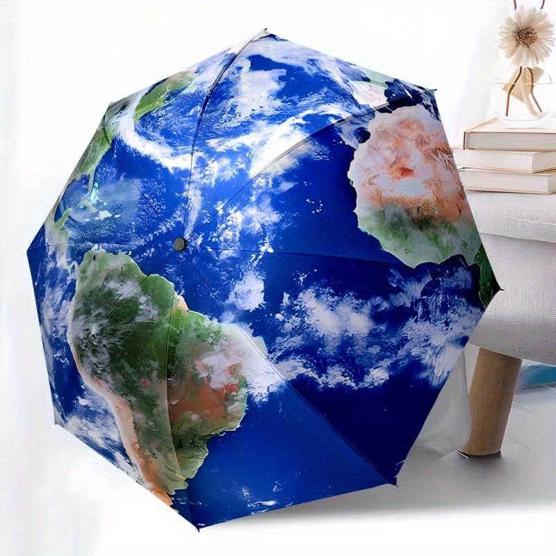 1pc Automatic Open/Close Umbrella with 8-Rib Strong Frame - World Map Design in Blue, Green, Orange, White - Compact Travel Um Iron&8K
1pc Automatic Open/Close Umbrella with 8-Rib Strong Frame - World Map Design in Blue, Green, Orange, White - Compact Travel Um Iron&8K