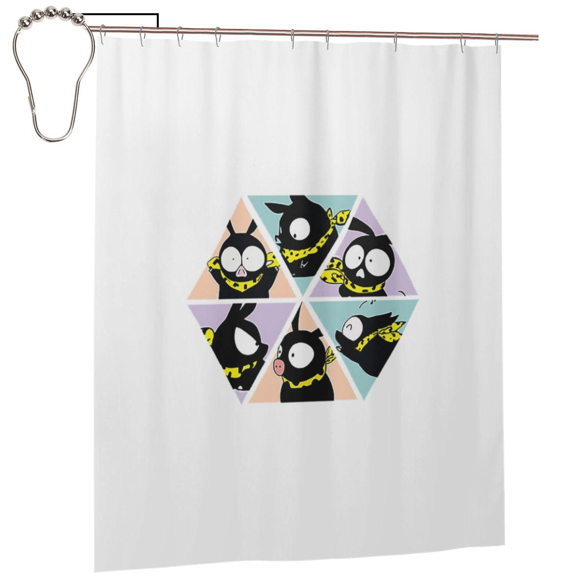P Chan Ranma Shower Curtain Bathroom Polyester Waterproof Bath Curtains With Hooks W60H190(CM)-1 Pcs
P Chan Ranma Shower Curtain Bathroom Polyester Waterproof Bath Curtains With Hooks W60H190(CM)-1 Pcs