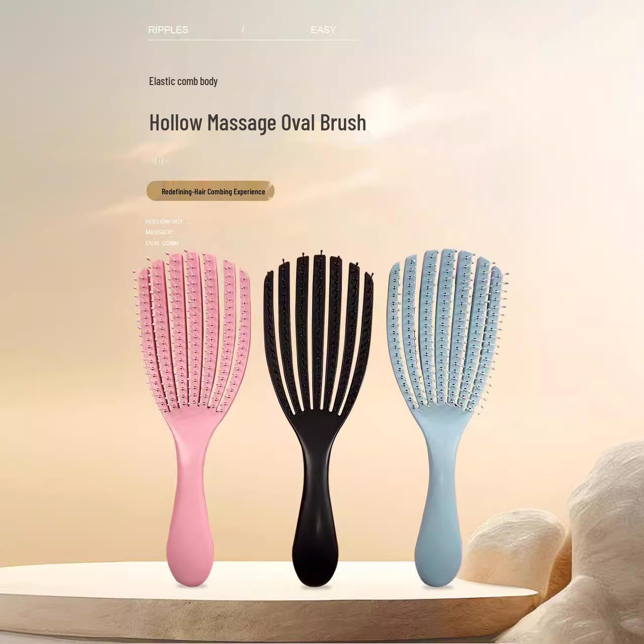 Shell Hollow Out Anti-Static Hair Styling Comb - Fluffy, Massage & Detangle for Wet/Dry Hair
Shell Hollow Out Anti-Static Hair Styling Comb - Fluffy, Massage & Detangle for Wet/Dry Hair