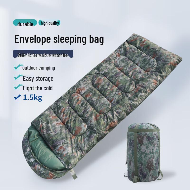 Bu Gu Dao Camouflage Envelope Sleeping Bag
Bu Gu Dao Camouflage Envelope Sleeping Bag