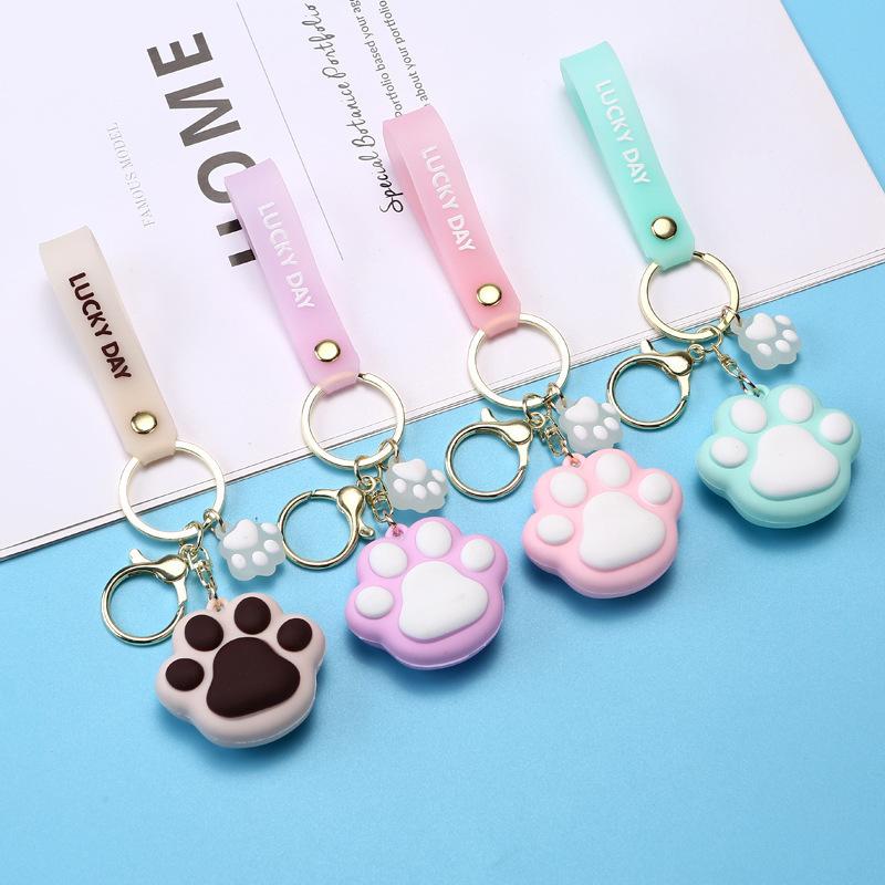 1PC New Cartoon Cat Claw Keychain Female Cute Girl Heart Key Chain Car Pendant Bag Decoration
1PC New Cartoon Cat Claw Keychain Female Cute Girl Heart Key Chain Car Pendant Bag Decoration