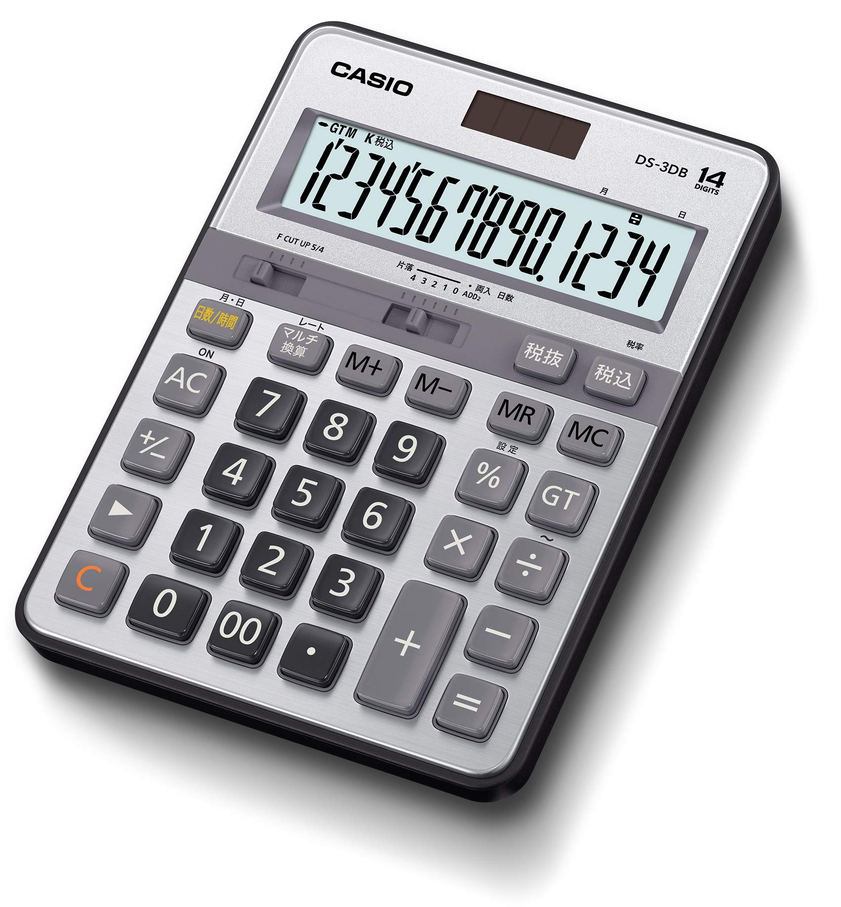 Casio Authentic Practical Calculator 14 Digits Day Time Calculation Green Purchasing Law Compliant Desk Type & DS-3DB срібний
Casio Authentic Practical Calculator 14 Digits Day Time Calculation Green Purchasing Law Compliant Desk Type & DS-3DB срібний