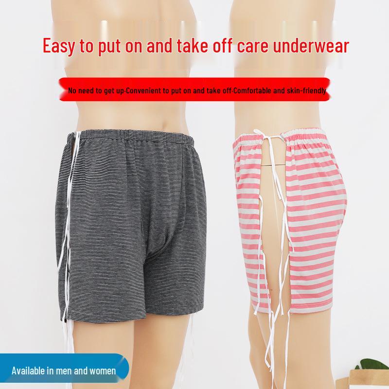 Recovery Nursing Shorts for Bedridden or Paralyzed Patients - Easy Open-Side Design for Post-Fracture and Elderly Care XL
Recovery Nursing Shorts for Bedridden or Paralyzed Patients - Easy Open-Side Design for Post-Fracture and Elderly Care XL