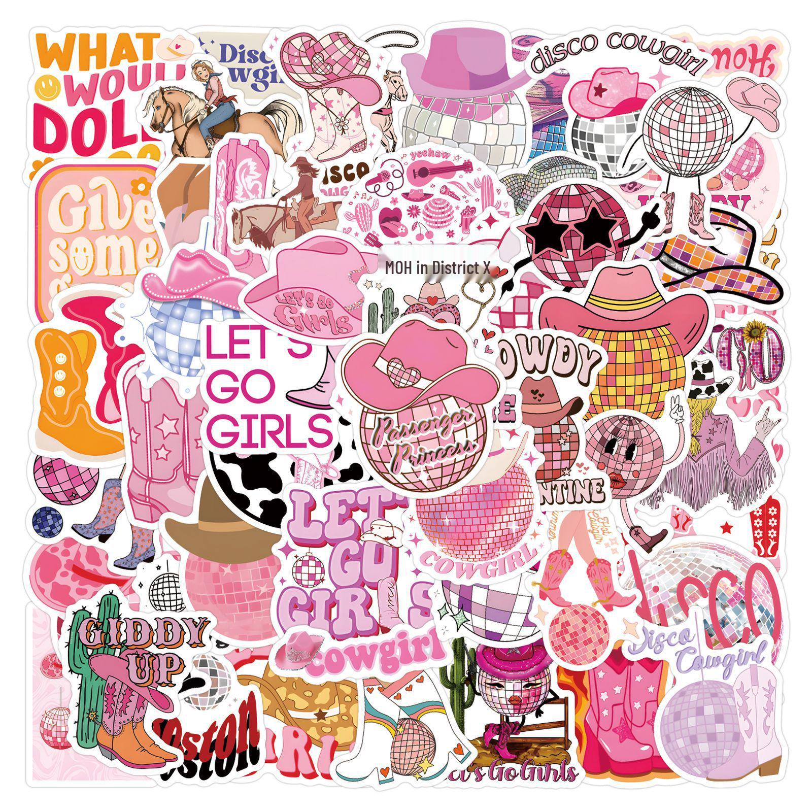 55 Trendy Disco Cowgirl Graffiti Stickers for Suitcases, Notebooks, and Phones
55 Trendy Disco Cowgirl Graffiti Stickers for Suitcases, Notebooks, and Phones
