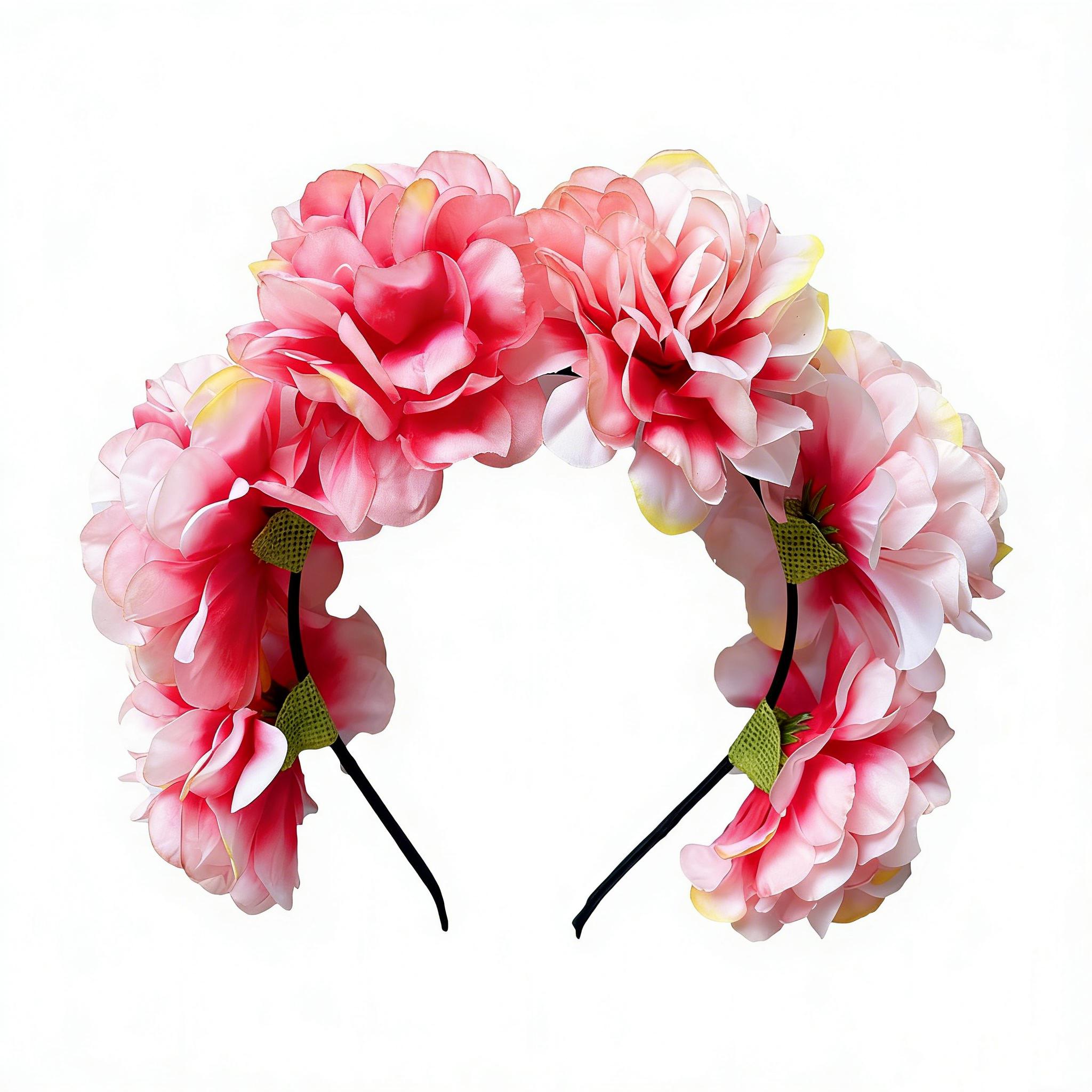 Large Rose Flower Headband Women Artificial Floral Hair Hoop Aesthetic Bridal Wedding Headpiece Beach Vacation Photography Crown рожевий
Large Rose Flower Headband Women Artificial Floral Hair Hoop Aesthetic Bridal Wedding Headpiece Beach Vacation Photography Crown рожевий