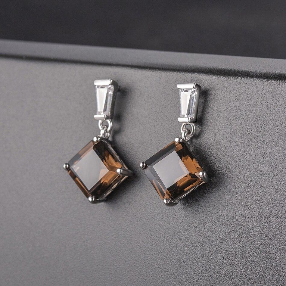 Серьги из стерлингового серебра 925 пробы с драгоценными камнями для женщин, натуральный дымчатый кварц, подарки на Хэллоуин, день рождения, годовщину, роскошные ювелирные украшения
Серьги из стерлингового серебра 925 пробы с драгоценными камнями для женщин, натуральный дымчатый кварц, подарки на Хэллоуин, день рождения, годовщину, роскошные ювелирные украшения