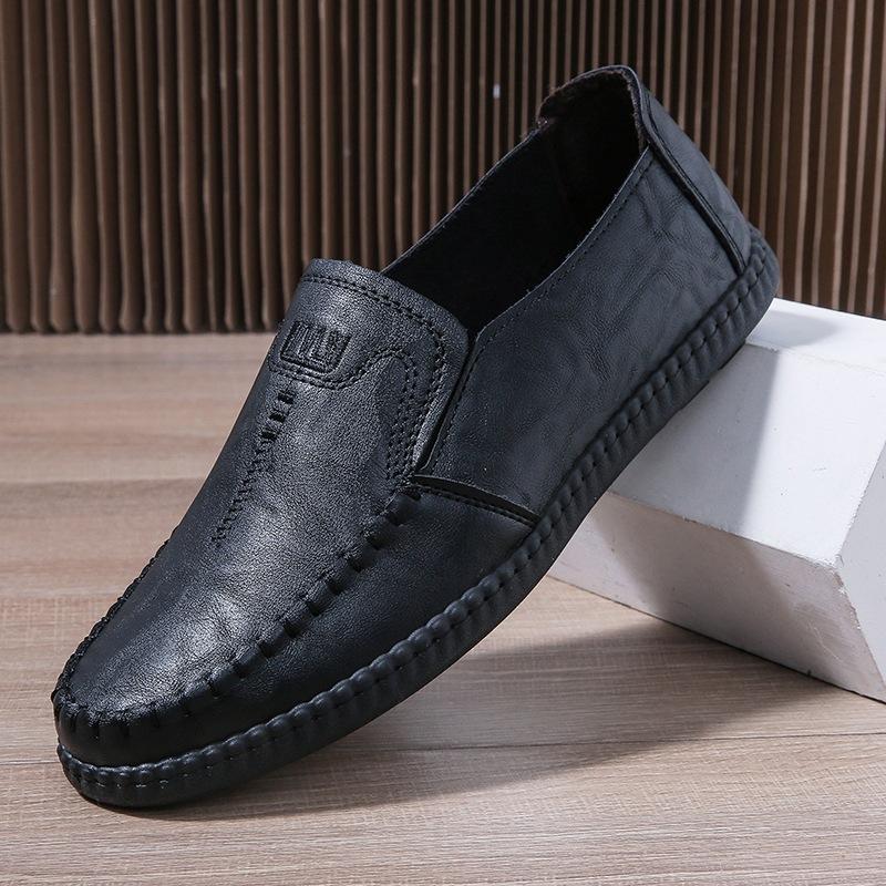 Обувь Doudou мужская весенне-осенняя дышащая мужская обувь Doudou с низким верхом мужская обувь корейской версии модные повседневные кожаные туфли с одной педалью ленивые туфли 39
Обувь Doudou мужская весенне-осенняя дышащая мужская обувь Doudou с низким верхом мужская обувь корейской версии модные повседневные кожаные туфли с одной педалью ленивые туфли 39