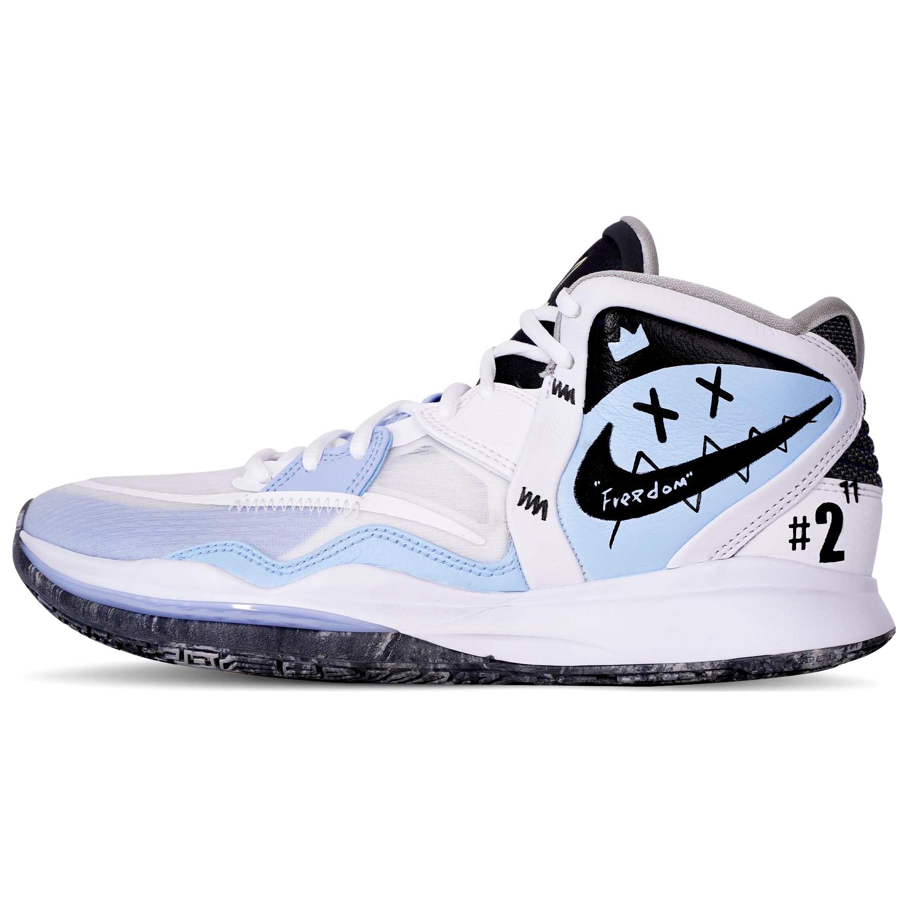 Nike Kyrie 8 Infinity Kyrie 8 Slip Resistant Abrasion Resistant Mid top Performance Basketball Shoes Unisex White Blue DC9134-102(Team71-) 40.5
Nike Kyrie 8 Infinity Kyrie 8 Slip Resistant Abrasion Resistant Mid top Performance Basketball Shoes Unisex White Blue DC9134-102(Team71-) 40.5
