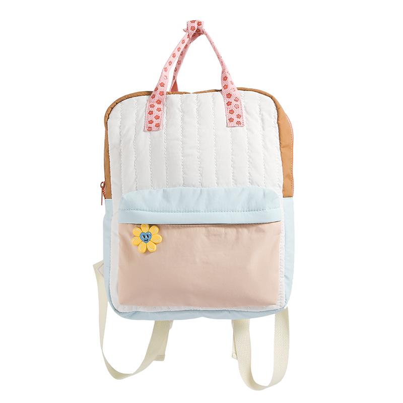 Dopamine small fresh backpack flower splicing high value schoolbag shopping handbag soft girl backpack Large (27 * 10 * 34)
Dopamine small fresh backpack flower splicing high value schoolbag shopping handbag soft girl backpack Large (27 * 10 * 34)