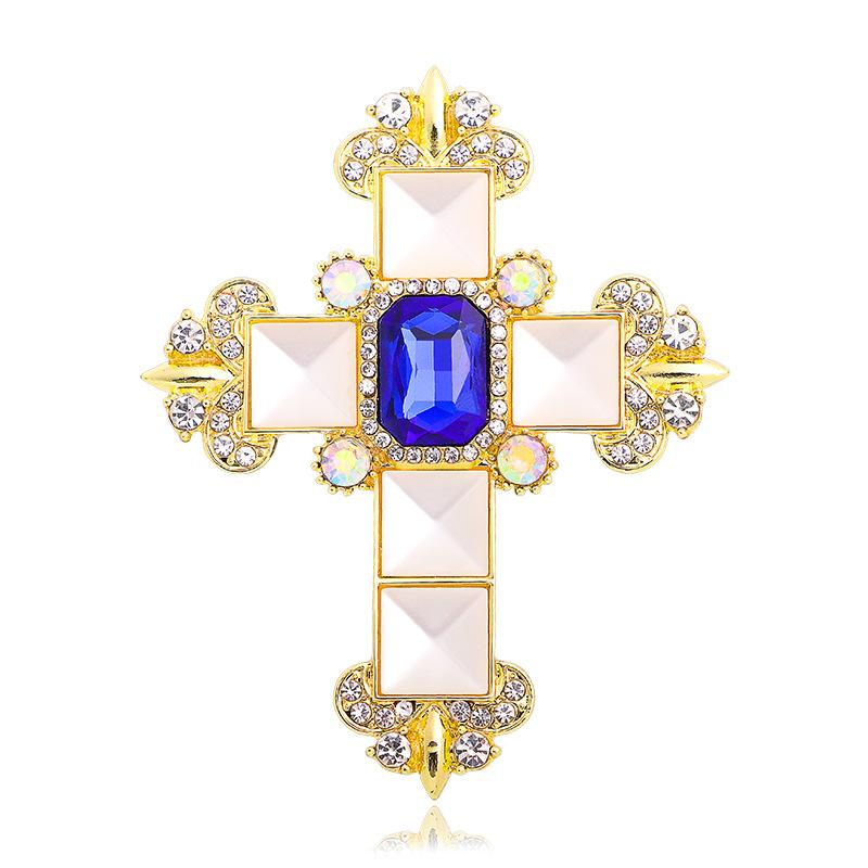 Court Cross Crystal Brooch Cross Women s Anti-light Accessories Rhinestone Pin Sweater Suit Accessories
Court Cross Crystal Brooch Cross Women s Anti-light Accessories Rhinestone Pin Sweater Suit Accessories