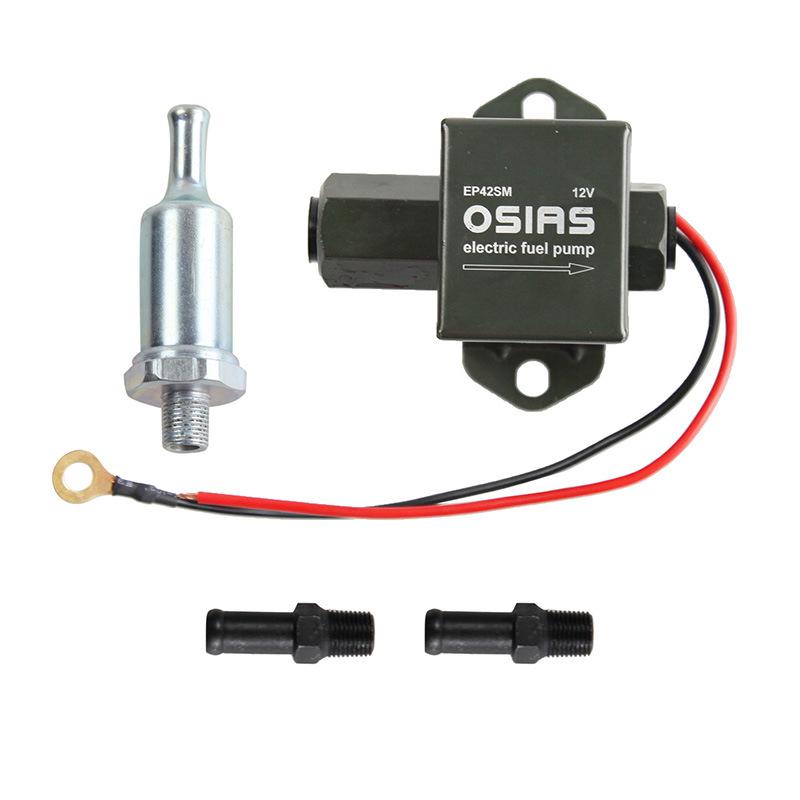 12V Inline Electronic Fuel Pump 4-7 PSI for Oil-Fired Motorcycles and ATVs 13.00 x 9.00 x 10.00 cm
12V Inline Electronic Fuel Pump 4-7 PSI for Oil-Fired Motorcycles and ATVs 13.00 x 9.00 x 10.00 cm