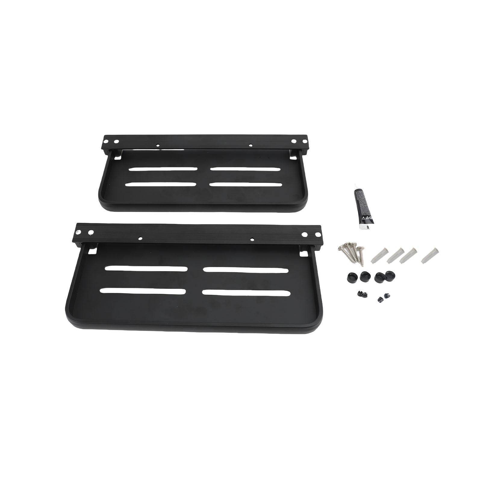2pcs Wall Shelf Black 90 degrees Fold Up Space Saving Metal Floating Shelf for Bathroom Bedside Kitchen
2pcs Wall Shelf Black 90 degrees Fold Up Space Saving Metal Floating Shelf for Bathroom Bedside Kitchen