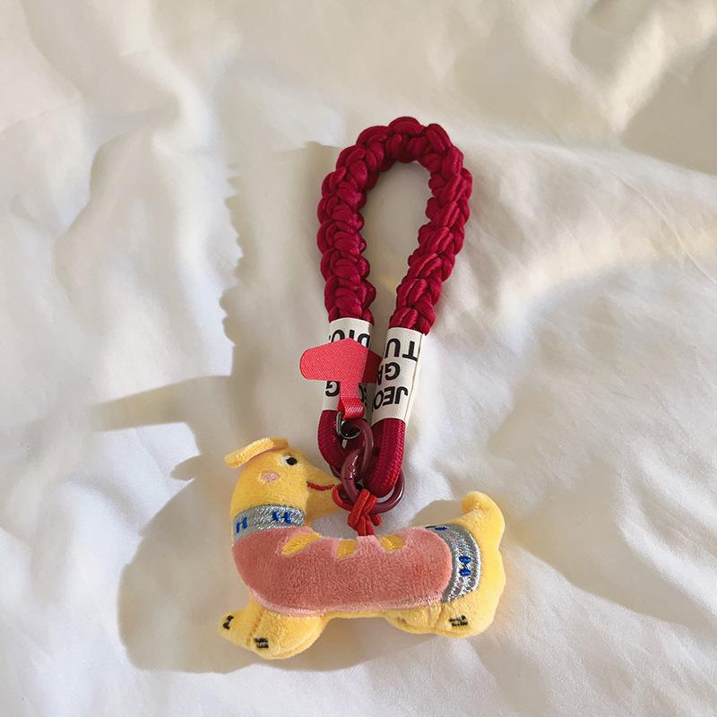Yellow Dachshund Cartoon Phone Charm (Cute Design) - Thick Handheld Lanyard, Universal Accessory for All Phone Cases
Yellow Dachshund Cartoon Phone Charm (Cute Design) - Thick Handheld Lanyard, Universal Accessory for All Phone Cases