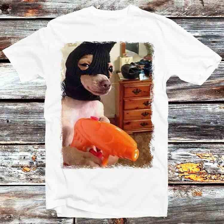 Футболка с мемом про собаку-вора B681 L
Футболка с мемом про собаку-вора B681 L