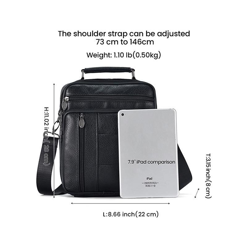 Модный мужской вертикальный рюкзак через плечо из коровьей кожи
Модный мужской вертикальный рюкзак через плечо из коровьей кожи