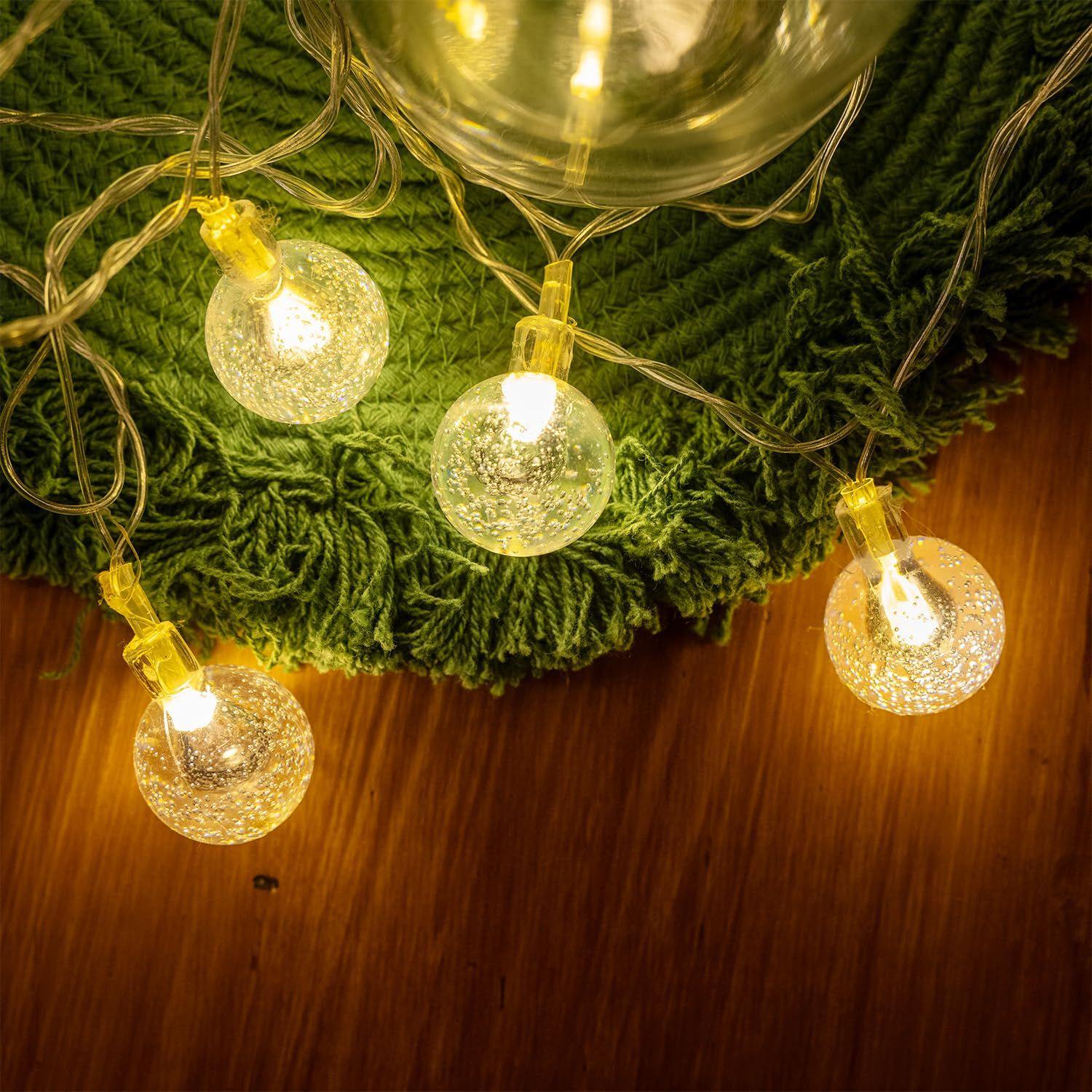 Led Lights for Home Decoration - 3.5 Meter, 14 LED Led Crystal Ball Lights for Decoration, Series Light for Decoration
Led Lights for Home Decoration - 3.5 Meter, 14 LED Led Crystal Ball Lights for Decoration, Series Light for Decoration