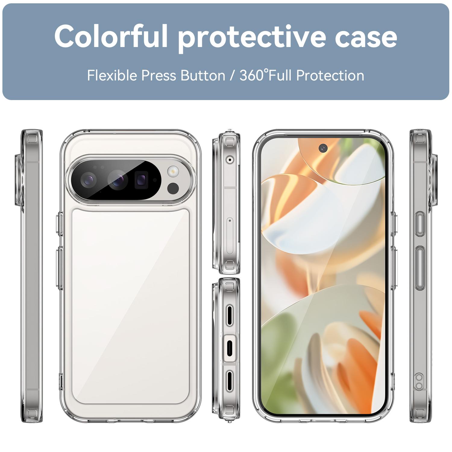 For Google Pixel 10 Pro Clear Case WANLONFENG FM Series TPU Phone Back Cover (Big Lens Hole) Transparent
For Google Pixel 10 Pro Clear Case WANLONFENG FM Series TPU Phone Back Cover (Big Lens Hole) Transparent