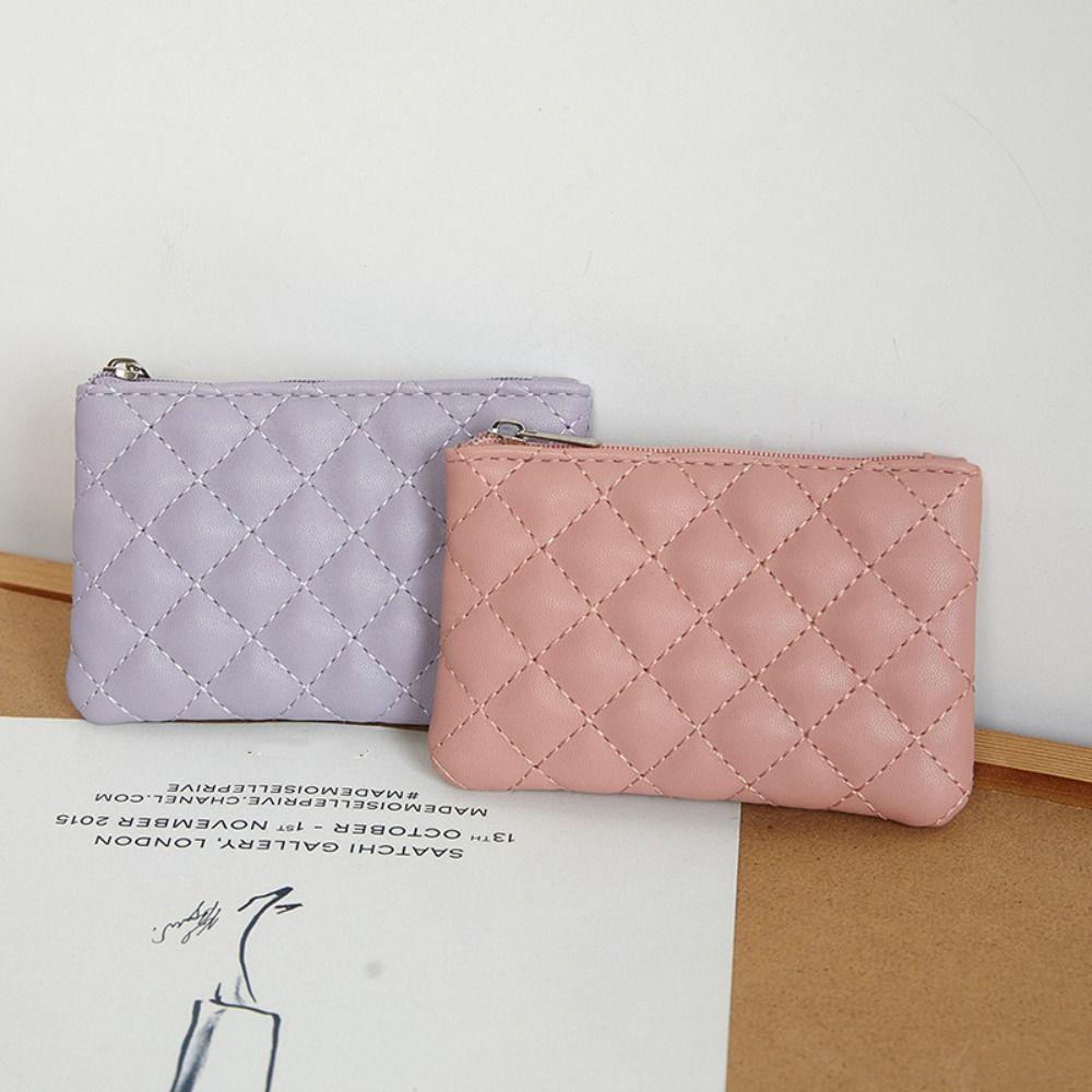 Square Lattice Coin Purse Zipper Credit Card Holder Portable PU Leather Wallet Male розовый
Square Lattice Coin Purse Zipper Credit Card Holder Portable PU Leather Wallet Male розовый