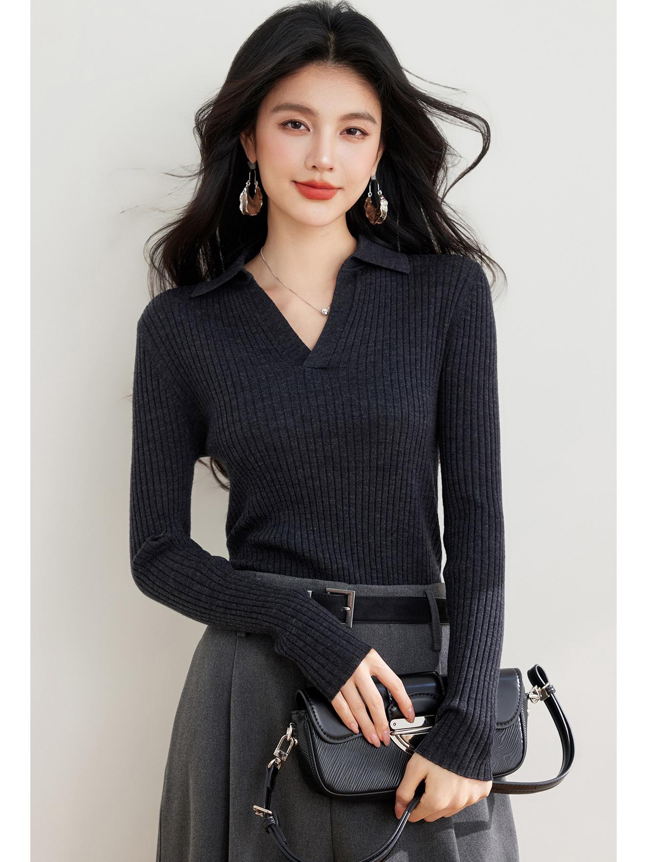 Superfine 120S Wool Slim-Fit Solid V-Neck Women s Long-Sleeve Knitted Top for Spring Large
Superfine 120S Wool Slim-Fit Solid V-Neck Women s Long-Sleeve Knitted Top for Spring Large