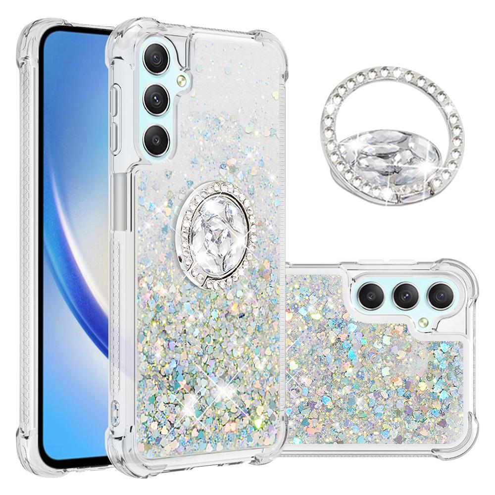 Для Samsung Galaxy A24 4G (162,1 x 77,6 x 8,3 мм) Чохол з ТПУ з підставкою, протиударний чохол з рухомим піском Silver/Hearts
Для Samsung Galaxy A24 4G (162,1 x 77,6 x 8,3 мм) Чохол з ТПУ з підставкою, протиударний чохол з рухомим піском Silver/Hearts