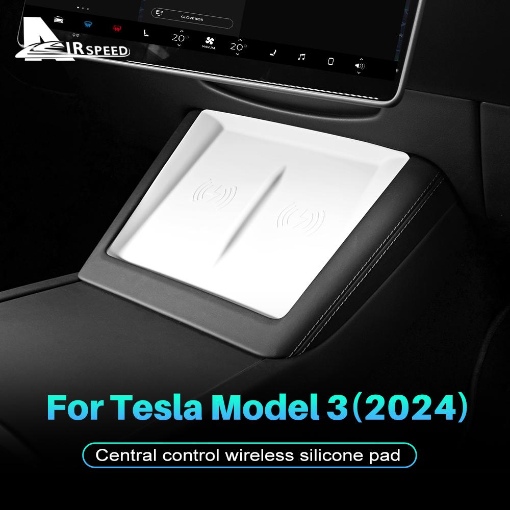 для Tesla Model 3 Highland 2024 Model Y Juniper 2025-up силиконовый беспроводной зарядный коврик нескользящий коврик пыленепроницаемые автомобильные аксессуары белый
для Tesla Model 3 Highland 2024 Model Y Juniper 2025-up силиконовый беспроводной зарядный коврик нескользящий коврик пыленепроницаемые автомобильные аксессуары белый
