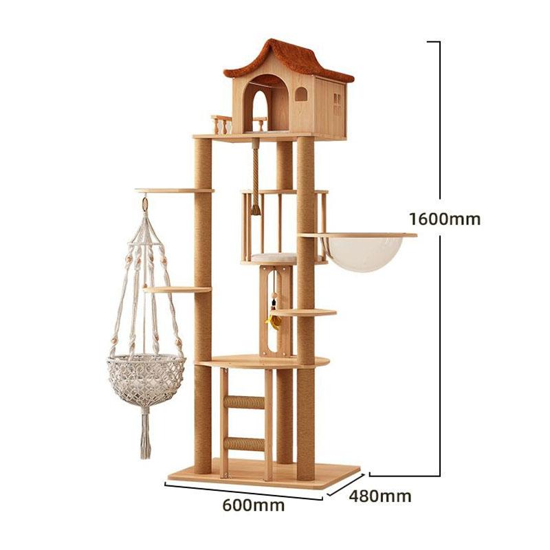 Large Cat Tower Pet Lair Solid Wood Sisal High Climbing Scratchers Spacecraft Cat Training Supplies Accessories Cats for Home
Large Cat Tower Pet Lair Solid Wood Sisal High Climbing Scratchers Spacecraft Cat Training Supplies Accessories Cats for Home