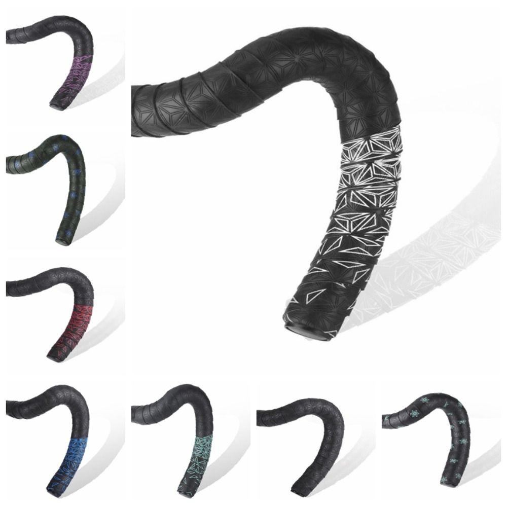 Anti-Vibration Bicycle Handlebar Tape PU Road Bike Wrap Tap for 1 Pair Of Decorative Bicycle red-star
Anti-Vibration Bicycle Handlebar Tape PU Road Bike Wrap Tap for 1 Pair Of Decorative Bicycle red-star