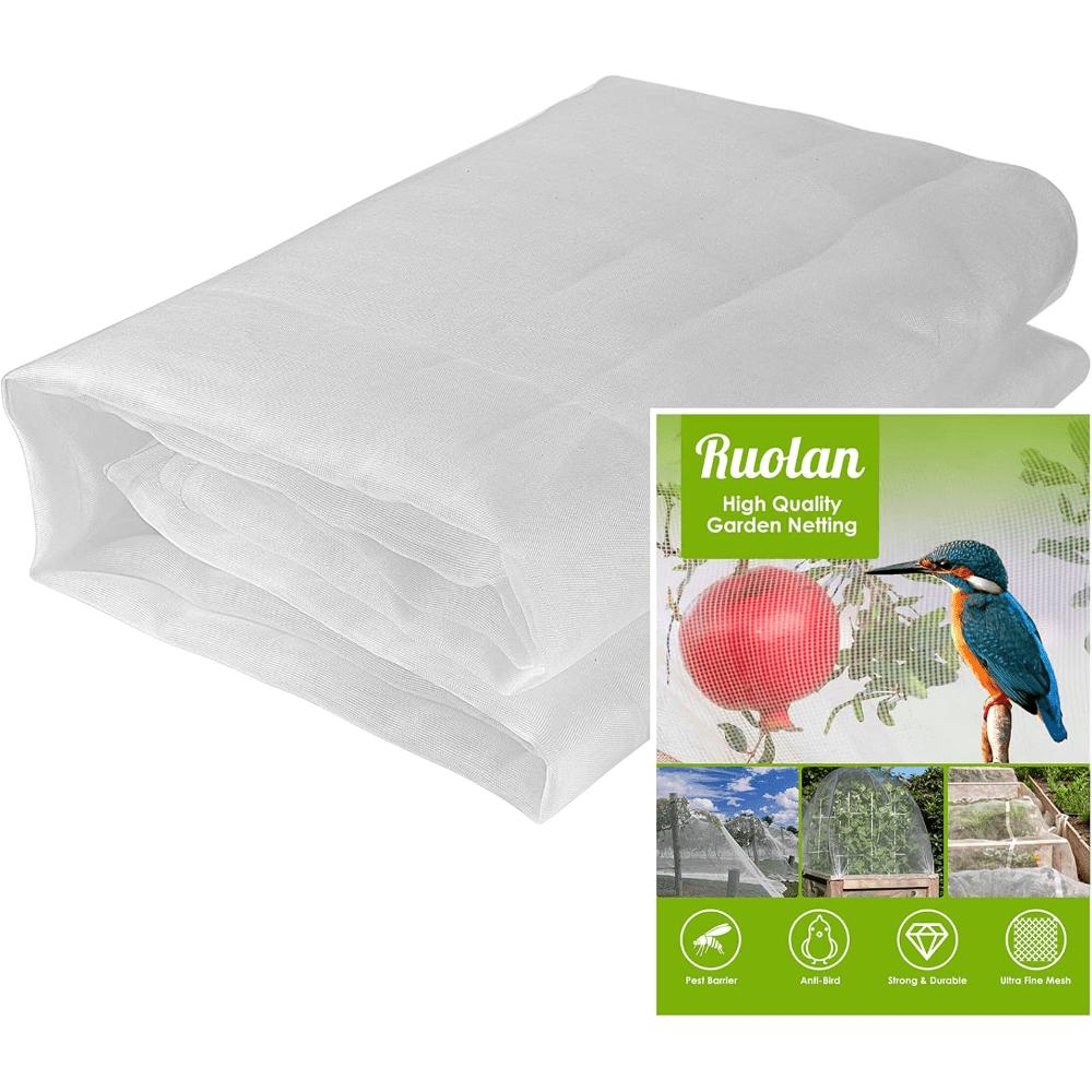 Ultra-fine Insect Net Bird-proof Insect-proof Net for Vegetables, Fruit Trees, Flowers, Greenhouses, and Plant Protection Covers 10X33 FT-3X10M білий
Ultra-fine Insect Net Bird-proof Insect-proof Net for Vegetables, Fruit Trees, Flowers, Greenhouses, and Plant Protection Covers 10X33 FT-3X10M білий