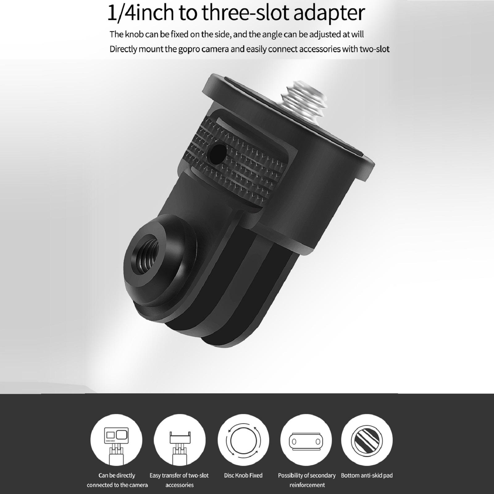 Алюминиевый адаптер с поворотом на 360° для GoPro Insta360, регулируемое крепление, резьба 1/4 , кронштейн для подключения к штативу, аксессуар для экшн-камеры United States
Алюминиевый адаптер с поворотом на 360° для GoPro Insta360, регулируемое крепление, резьба 1/4 , кронштейн для подключения к штативу, аксессуар для экшн-камеры United States