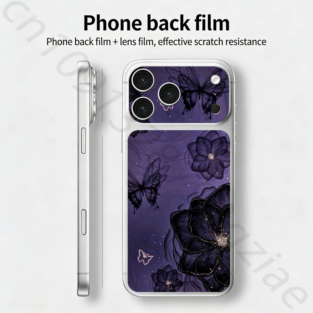 Butterfly Love Black TICKET Decal Skin Wrap for iPhone 17 Pro/Pro max Protective Film for Back, Frame, Camera iPhone17promax
Butterfly Love Black TICKET Decal Skin Wrap for iPhone 17 Pro/Pro max Protective Film for Back, Frame, Camera iPhone17promax