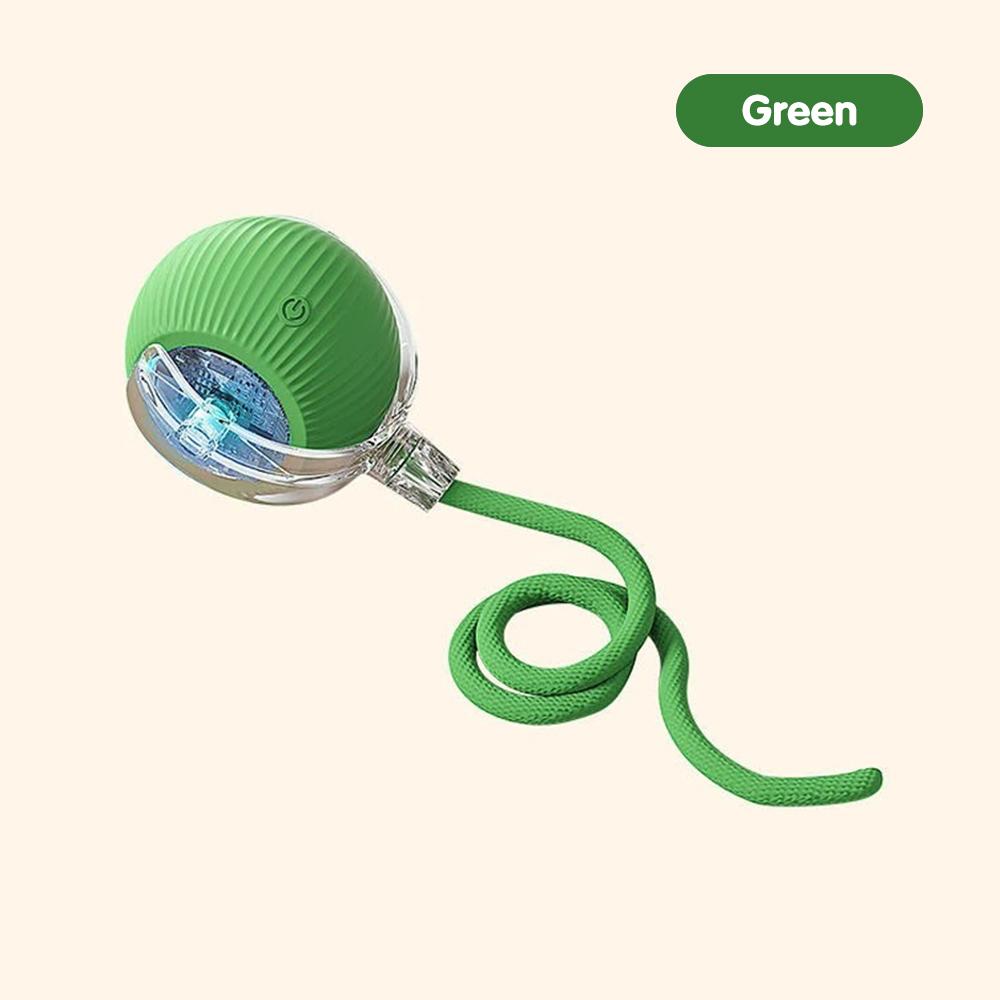 Cat Interactive Ball Toy, Automatic Rolling Ball with Tail, Rechargeable Smart Pet Interactive Toy, Intelligent Mouse for Cat зелений
Cat Interactive Ball Toy, Automatic Rolling Ball with Tail, Rechargeable Smart Pet Interactive Toy, Intelligent Mouse for Cat зелений
