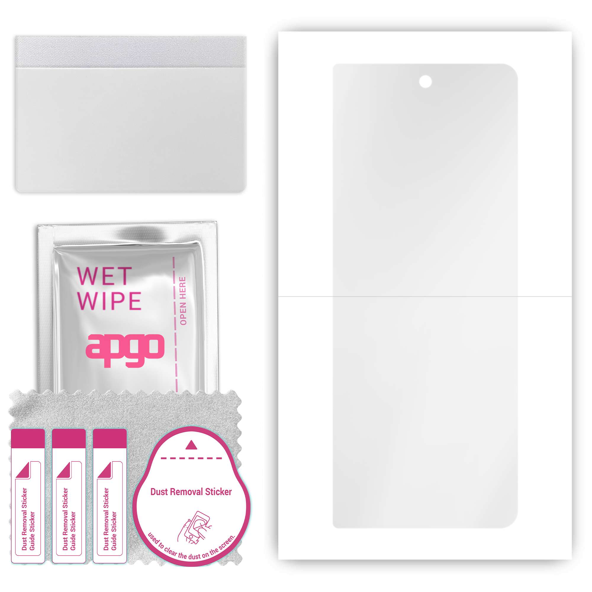 apgo Hydrogel Ultra-Clear Screen Protector for Samsung W24, Hydrogel Film, Flexible, Soft TPU with positioning layer easy installation
apgo Hydrogel Ultra-Clear Screen Protector for Samsung W24, Hydrogel Film, Flexible, Soft TPU with positioning layer easy installation