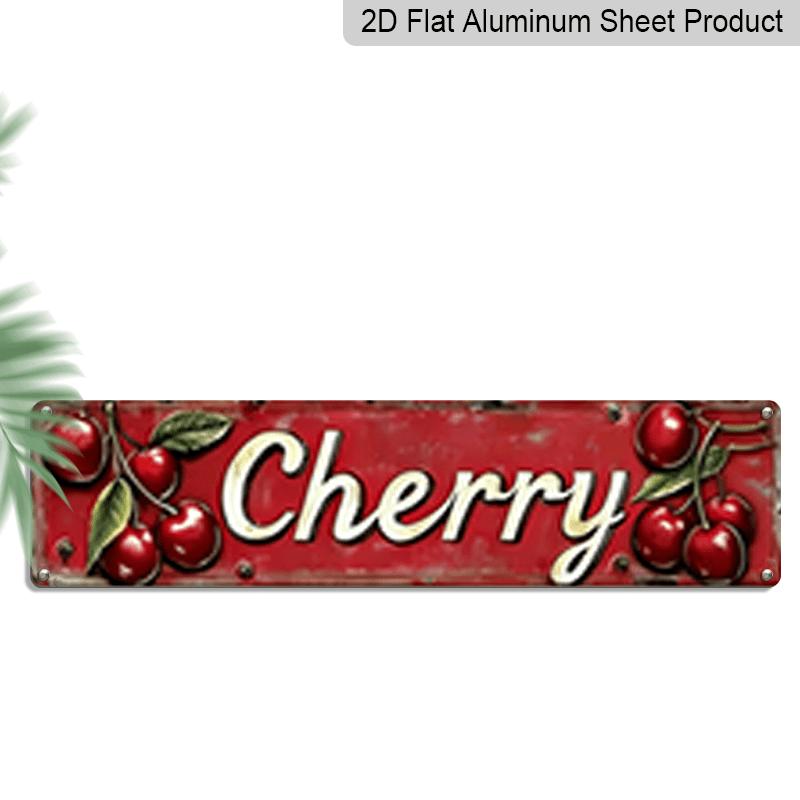 2D Flat, Rustic Cherry Metal Wall/Desk Sign - 15.7×3.94inch Vintage Farmhouse Aluminum Decorative Sign with Flat Print, /Outdoor Decoration Suitable 40cm x 10cm
2D Flat, Rustic Cherry Metal Wall/Desk Sign - 15.7×3.94inch Vintage Farmhouse Aluminum Decorative Sign with Flat Print, /Outdoor Decoration Suitable 40cm x 10cm