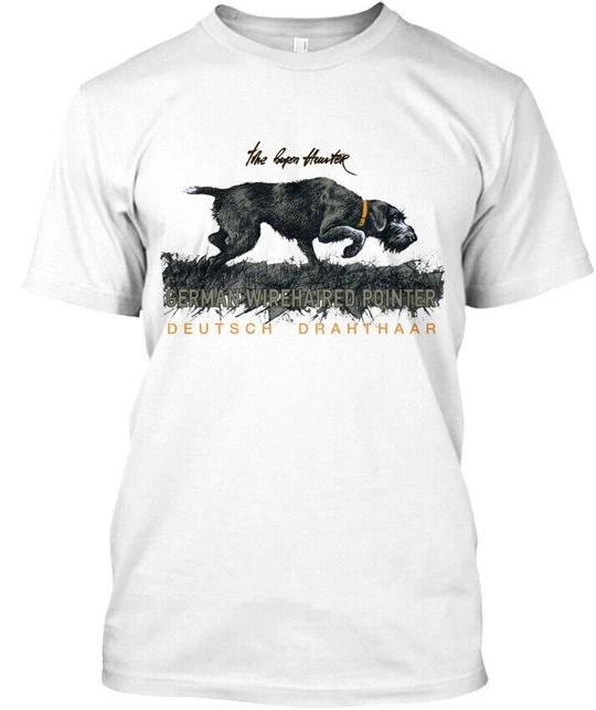 German Wirehaired Pointer A Born Hunter - T shirt Made in the USA Size S to 5XL M
German Wirehaired Pointer A Born Hunter - T shirt Made in the USA Size S to 5XL M