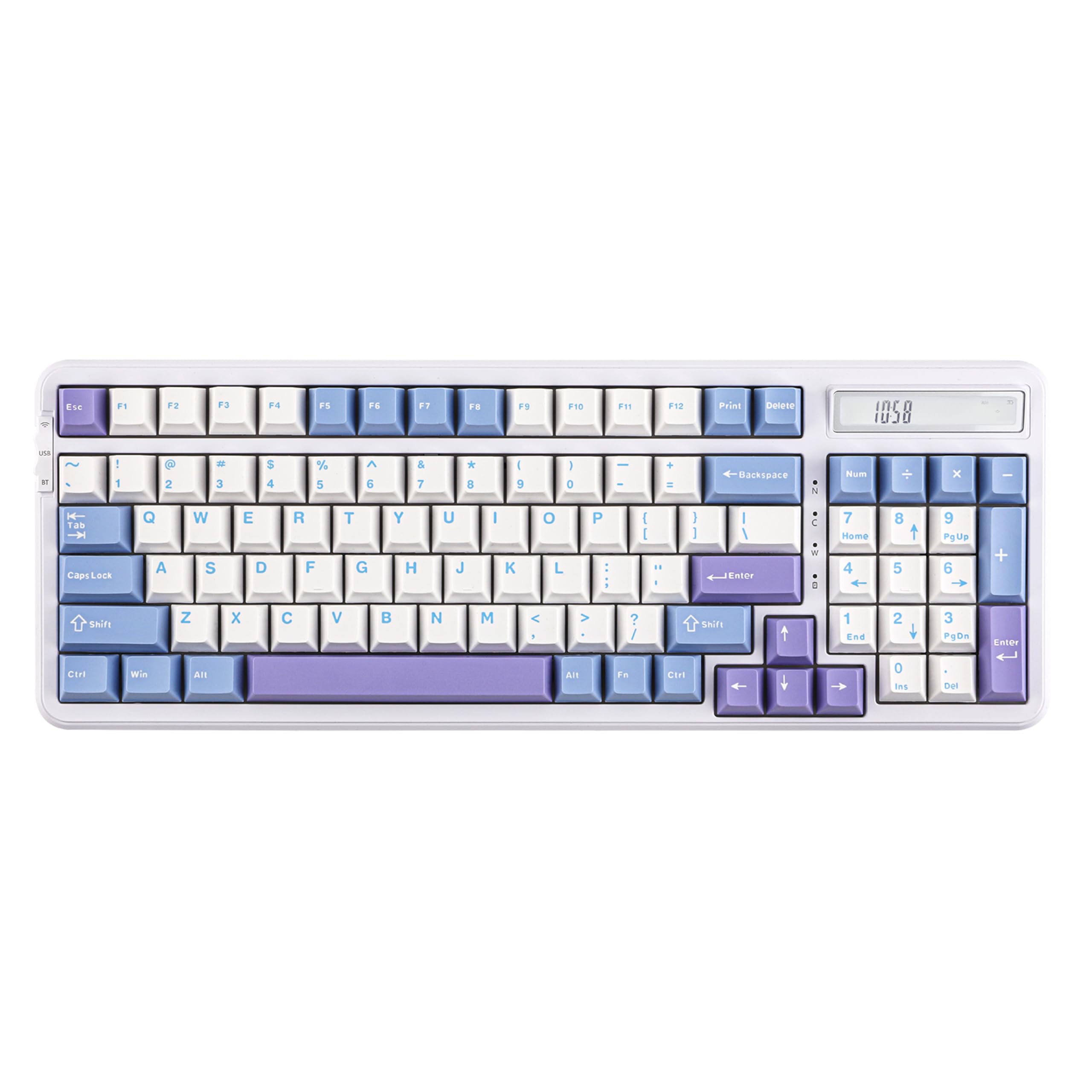 EPOMAKER Cypher 96 Wireless Gaming Keyboard 8000mAh Creamy Keyboard with Numeric Keypad and Calculator RGB Backlight NKRO Compliance Certification for
EPOMAKER Cypher 96 Wireless Gaming Keyboard 8000mAh Creamy Keyboard with Numeric Keypad and Calculator RGB Backlight NKRO Compliance Certification for