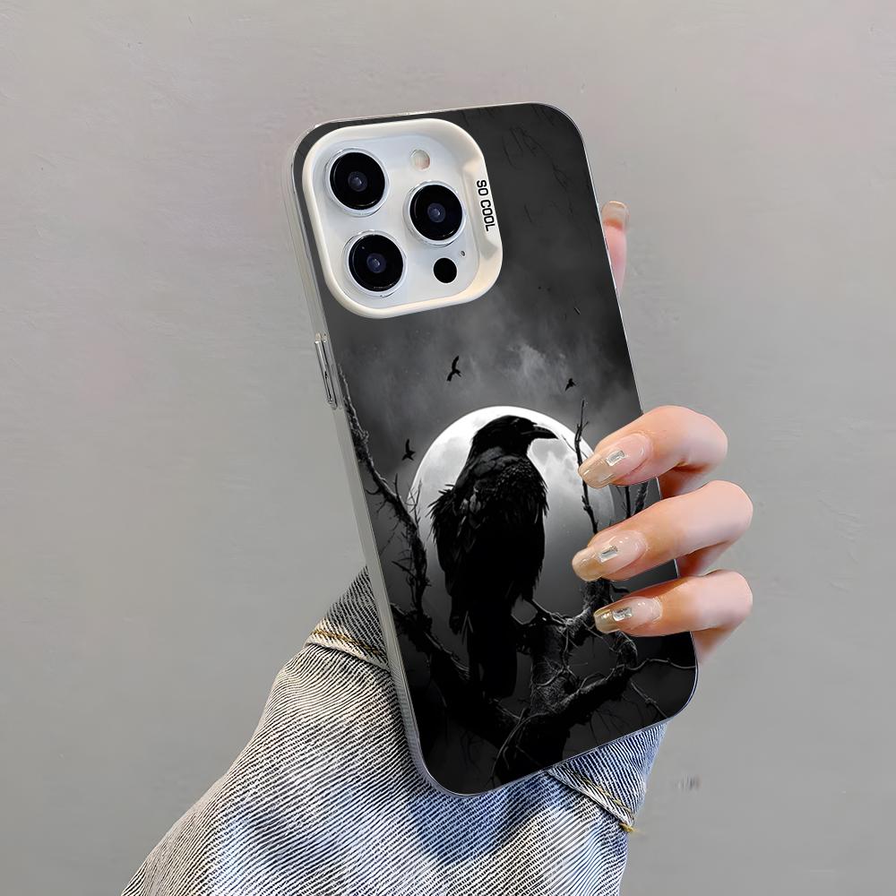 Чехол для телефона Ворон Для iPhone 17 Pro Max 15 Pro 16 14 Plus 12 13 Mini 11 Pro Ударопрочный Цветной Чехол iPhone 15
Чехол для телефона Ворон Для iPhone 17 Pro Max 15 Pro 16 14 Plus 12 13 Mini 11 Pro Ударопрочный Цветной Чехол iPhone 15