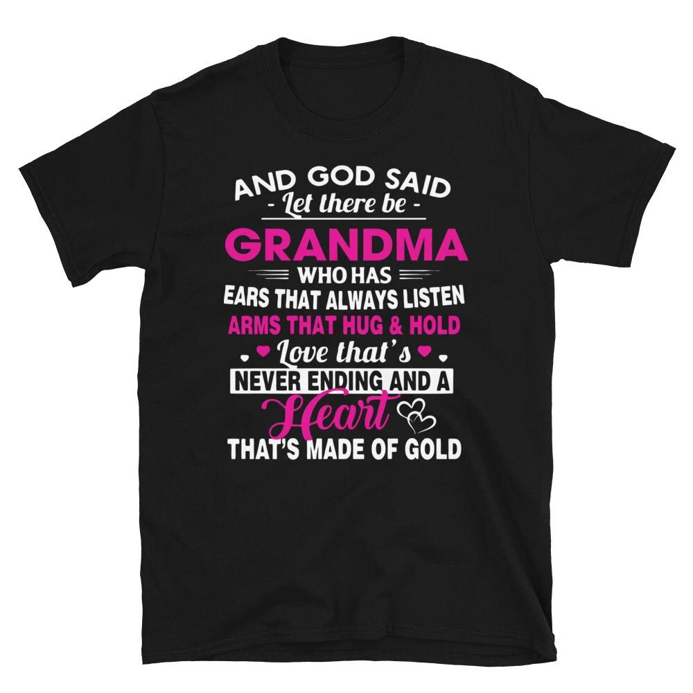 God Said Grandma Funny Cute Grandma Mom Humor T-Shirt 2XL
God Said Grandma Funny Cute Grandma Mom Humor T-Shirt 2XL