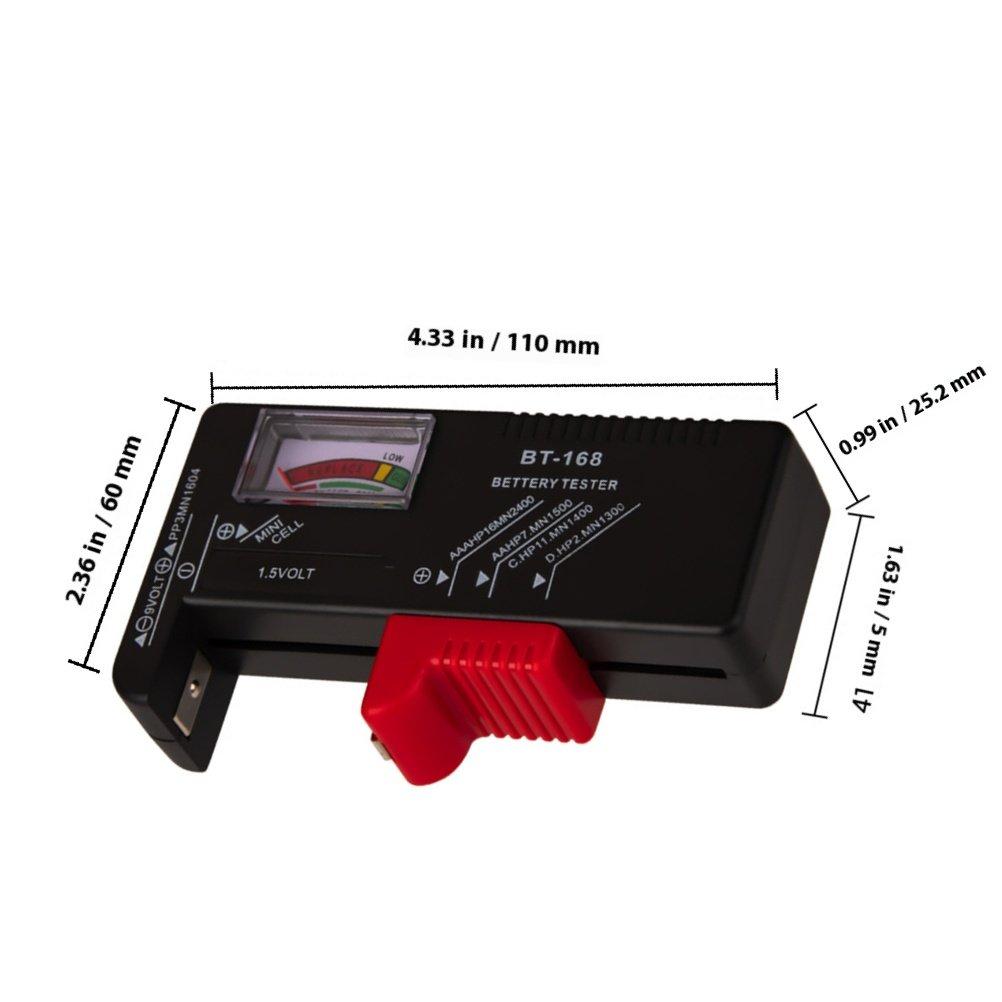 2Pcs Battery Capacity Tester Universal Checker for Aa Aaa 9V 15V Batteries Voltage Gauge Tool Power Meter Color Coded LED
2Pcs Battery Capacity Tester Universal Checker for Aa Aaa 9V 15V Batteries Voltage Gauge Tool Power Meter Color Coded LED